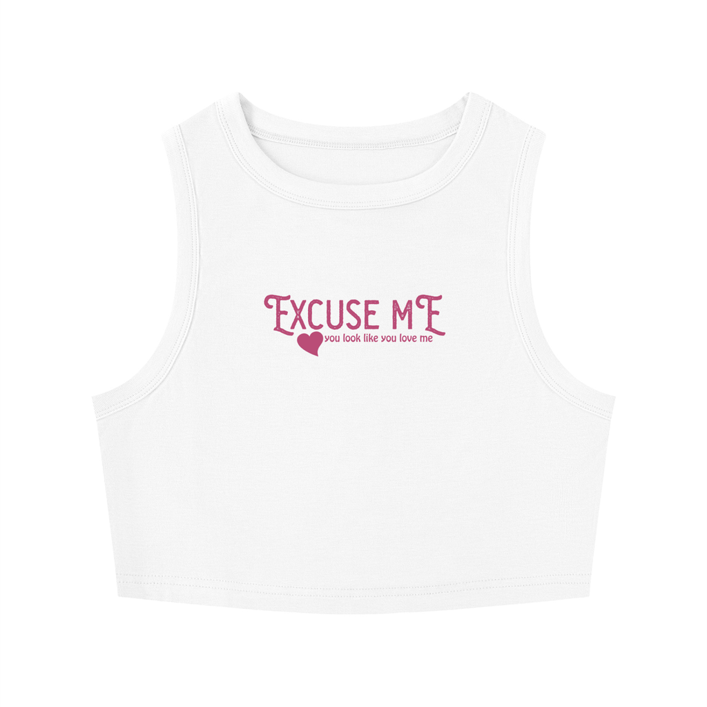 Women's Tight Crewneck Crop Tank Top