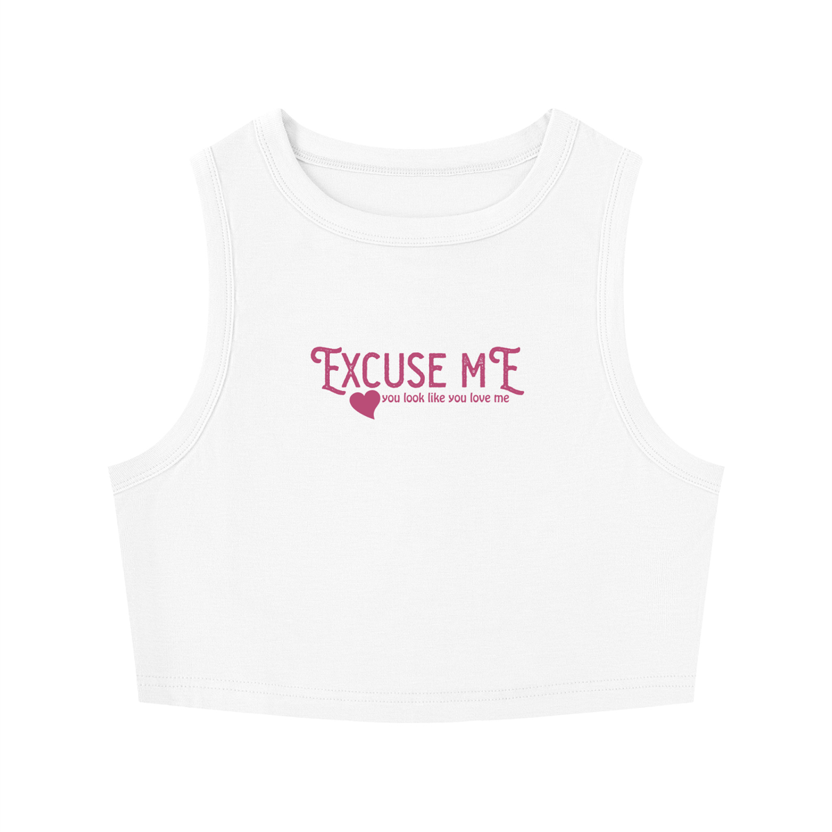 Women's Tight Crewneck Crop Tank Top