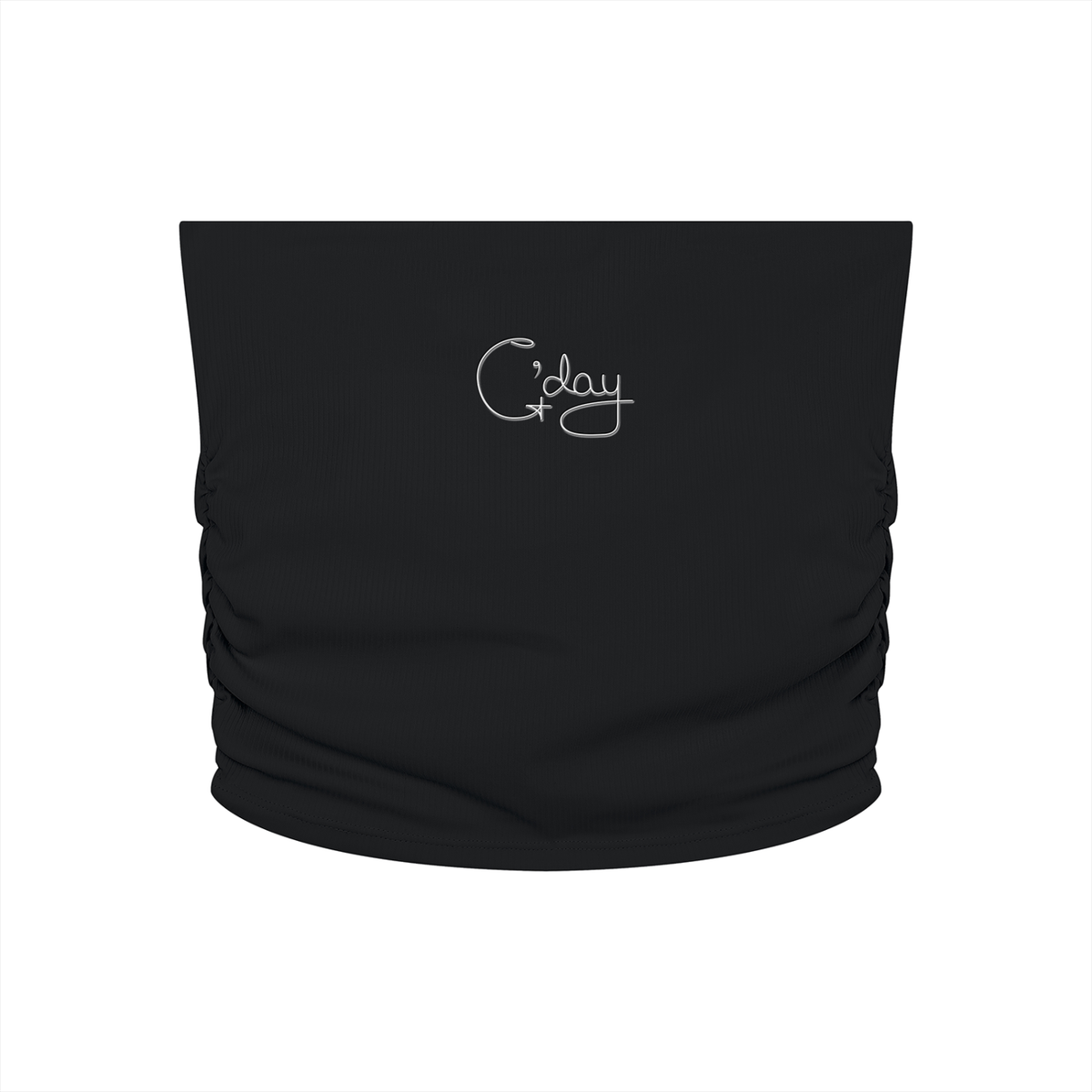 Women’s Ruched Cropped Yoga Tube Top