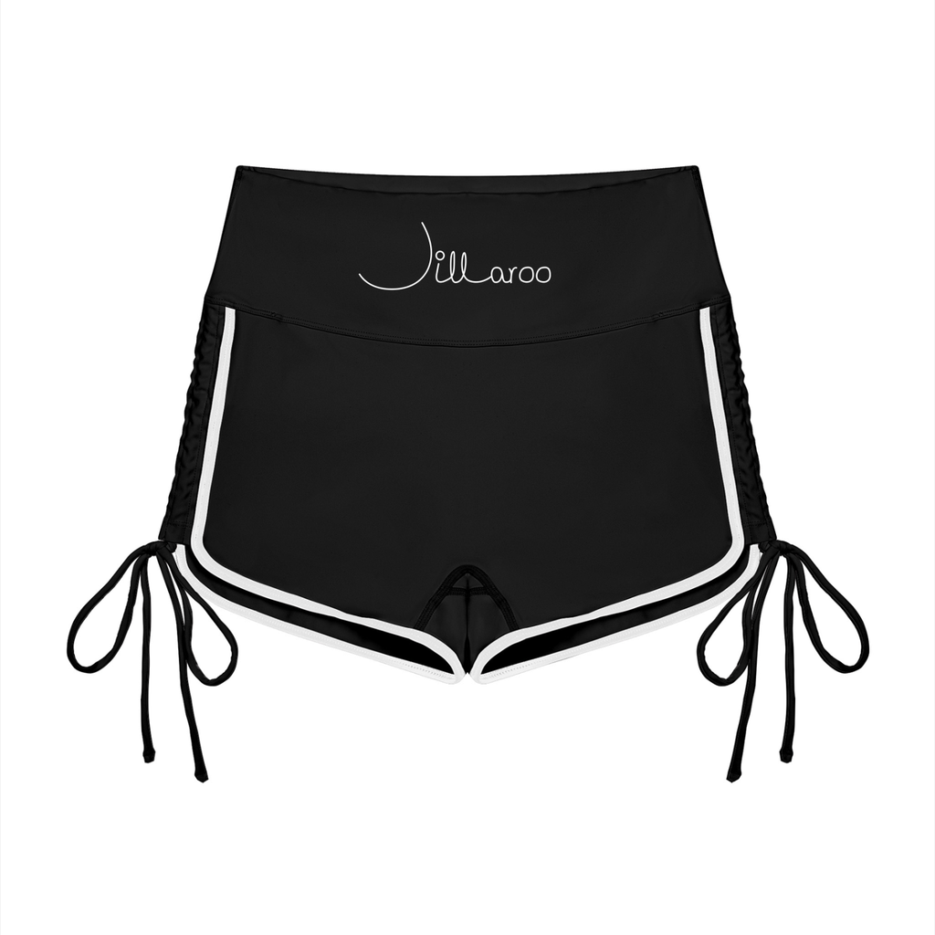 Women’s Color Block High Waisted Yoga Shorts