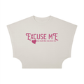 Wide arm hole sleeve tee