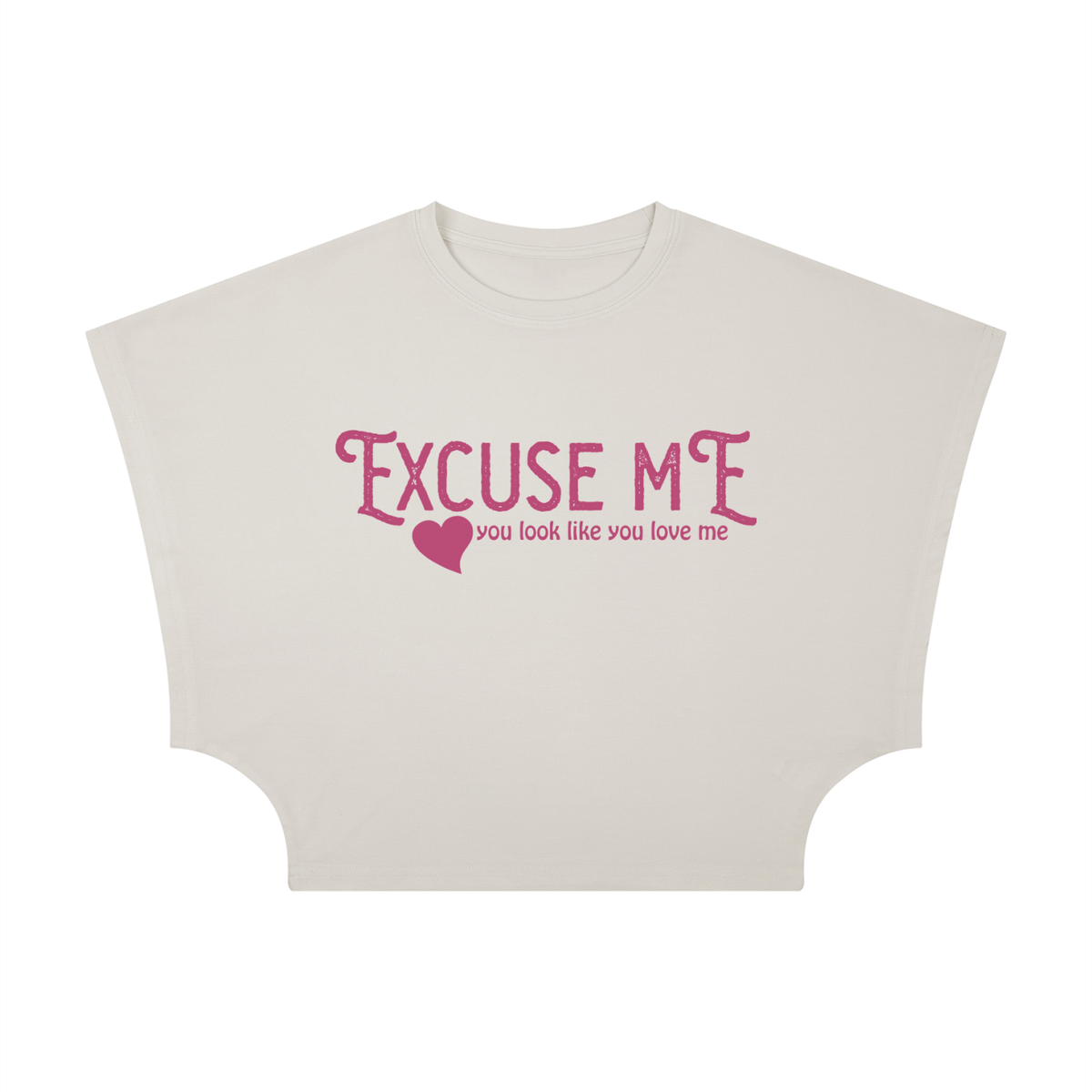 Wide arm hole sleeve tee
