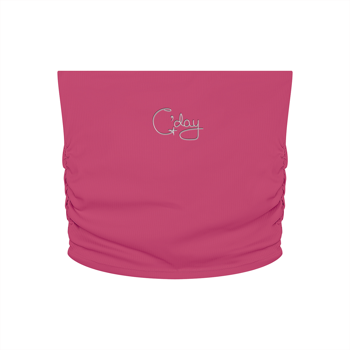 Women’s Ruched Cropped Yoga Tube Top