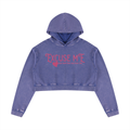 Women’s Mineral Washed Crop Hoodie