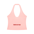 Women’s Ruched Halter TRUTH BE TOLD Tank Top