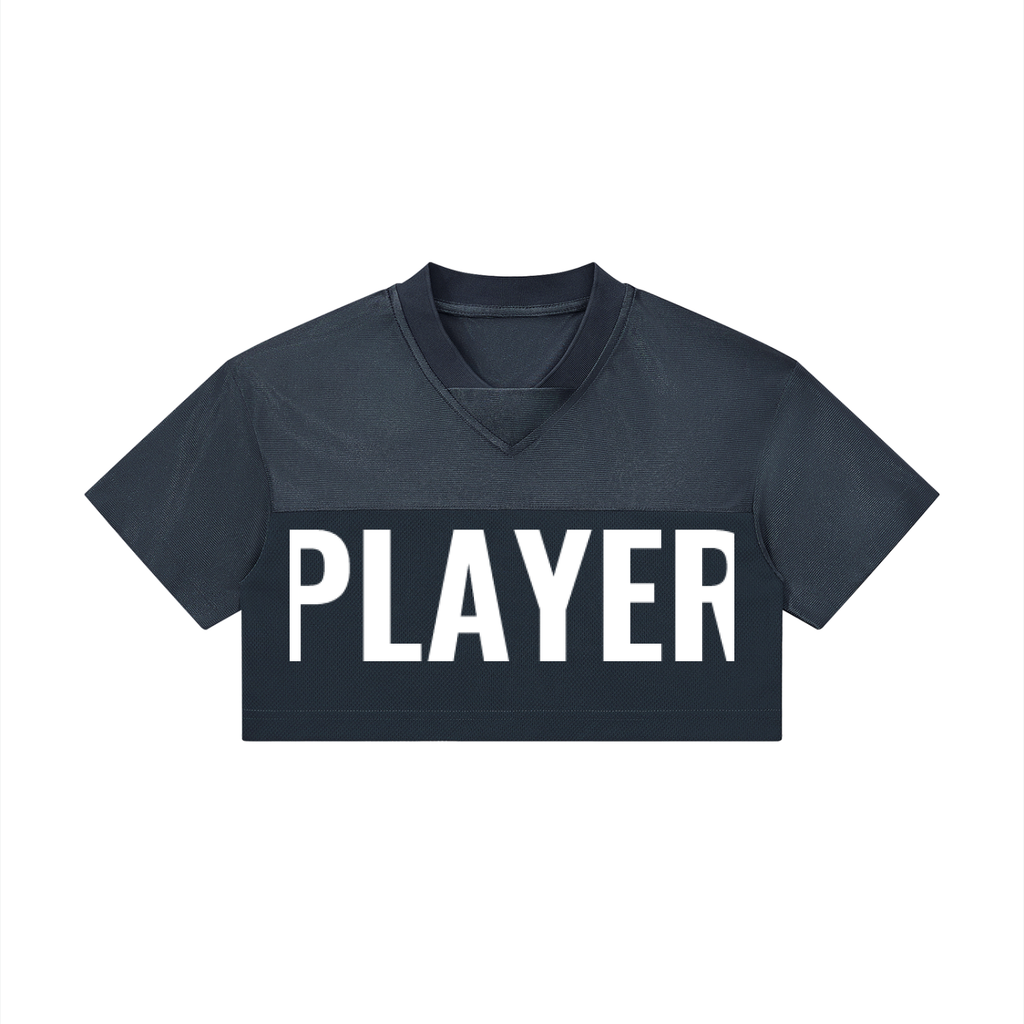 Women’s Cropped Paneled PLAYER V-Neck Jersey
