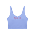 Women's V-Neck Excuse Me Sports Bra