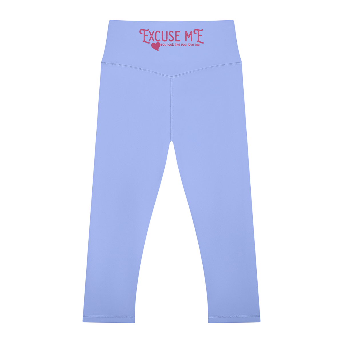 Women's High Waisted Excuse Me Capri Leggings